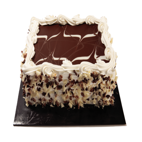 ORIG CAKERIE 8x6 REAL CREAM TUXEDO CAKE