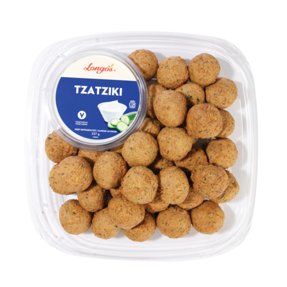 Longos Tahini Falafel Tray With Tzatziki Dip 36Pc