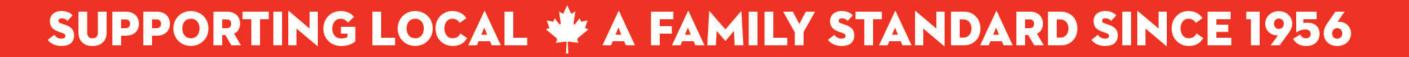 Supporting Local, a family standard since 1956